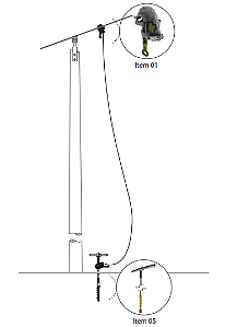ATR09730-1 - Conjunto de Aterramento Temporário para Redes de Distribuição MT