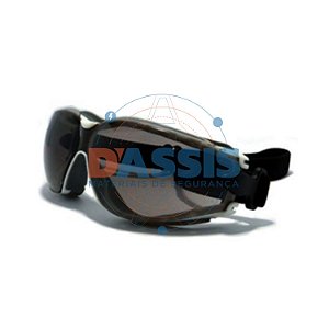 Oculos de Segurança Aruba - Ampla Visão - Cinza - C.A 25.716