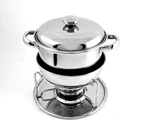 MINI Rechaud inox 1,50lt banho maria