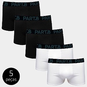 Kit Cueca Boxer Part.B Truck 5 Peças Multicor