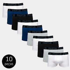 Kit Cueca Boxer Part.B Truck 10 Peças Sortidas