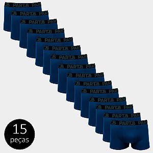 Kit Cueca Boxer Part.B Truck 15 Peças Azul