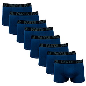 Kit Cueca Boxer Part.B Truck 8 Peças Azul