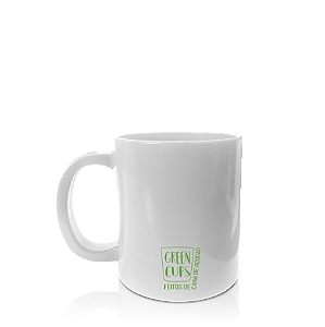 Caneca Ecológica Branca Green Cups® 300ml (Personalizada acima de 100 peças)