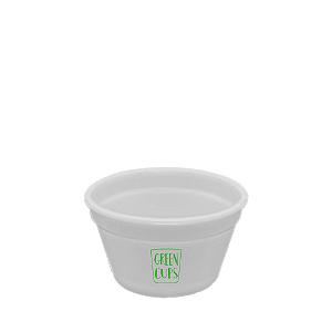 Ramequim Ecológico Sustentável 90ml - Green Cups® Branco