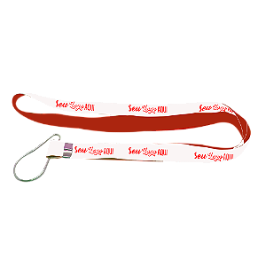 Cordão Tirante Personalizado com argola pera para canecas