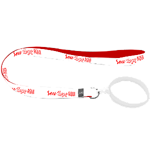 Cordão Tirante Personalizado com porta copo de silicone