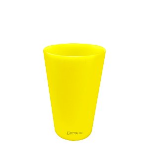 Copo Caldereta Acrílico Amarelo