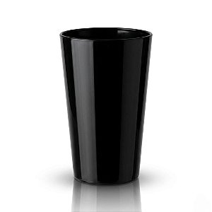 Kit 6 Copos Policarbonato Preto 500ml