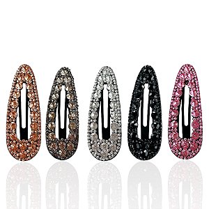 Presilha Tic Tac Gota Vazada Strass
