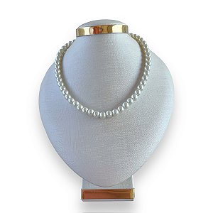 Colar Bijuteria Pérolas