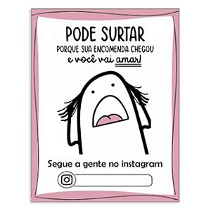 Cartão Agradecimento 50 und