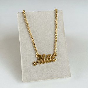 Colar Mãe Folheado Ouro 18K