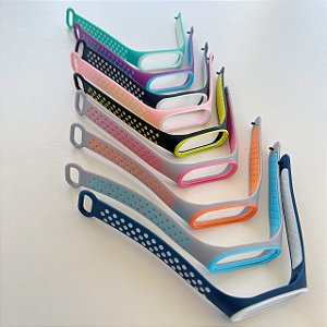 Pulseira Silicone Furadinho Mi Band