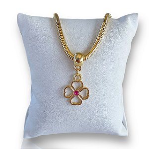 Pulseira Folheada Ouro 18k Trevo
