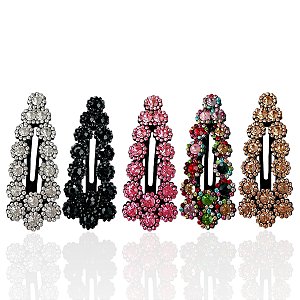Presilha Tic Tac Gota Vazada Strass