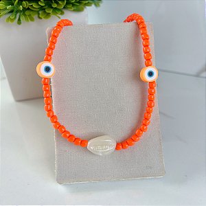 Choker Miçangas Bijuteria Sereismo