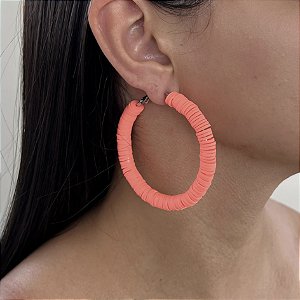 Brinco Argola Discos Bijuteria