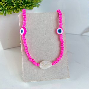 Choker Miçangas Bijuteria Sereismo