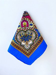 Bandana Estampada Azul Bic