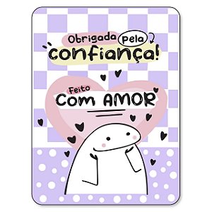Cartão Agradecimento 50 und
