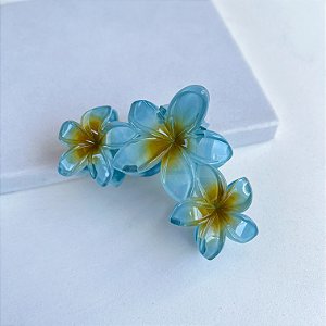 Presilha Cabelo Flor Tripla