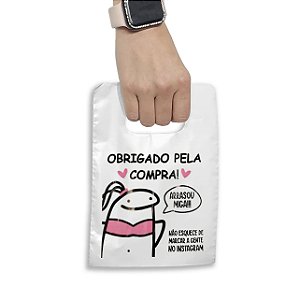 sacola Plástica Flork P 50 und Frases
