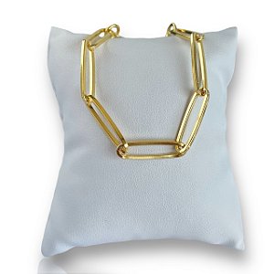 Pulseira Folheada Ouro 18k Correntaria Elos
