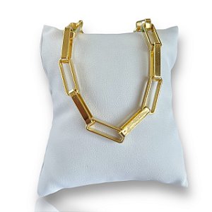Pulseira Folheada Ouro 18k Correntaria Elos