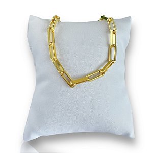 Pulseira Folheada Ouro 18k Correntaria Elos