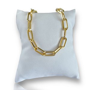 Pulseira Folheada Ouro 18k Correntaria Elos