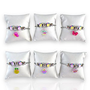 Pulseira Infantil Bijuteria Inspired Pandora Patinha