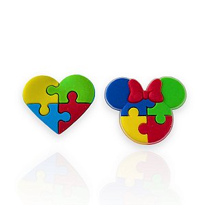 Aplique Emborrachado Espectro Autista