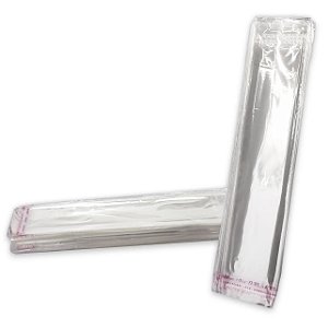 Saquinho Transparente Colante 22x5cm 100 und