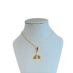 Colar Folheado Ouro 18k Sereismo Cauda de Sereia
