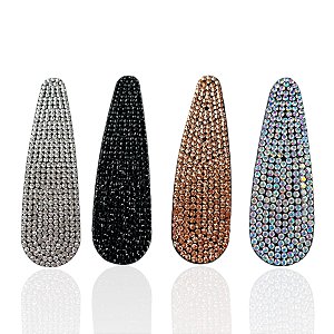 Presilha Tic Tac Gota Strass