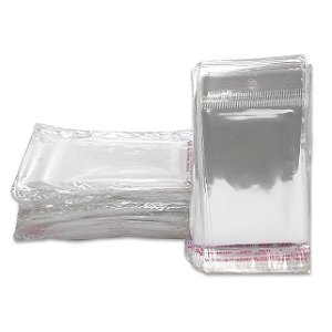 Saquinho Transparente Colante 9x6,5cm 100 und