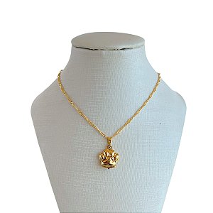 Colar Folheado Ouro 18k e Prata 925 Patinha