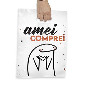 Sacola Plástica Flork M 50 und Amei Comprei