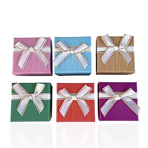 Caixas Presente Anel Com 6 Cores
