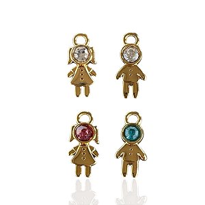Pingente Folheado Ouro 18k Filho Penduricalho Cravejado