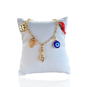 Pulseira Folheada Ouro 18k Patuá