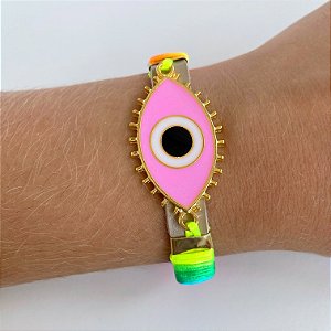 Pulseira Candy Colors Olho Grego