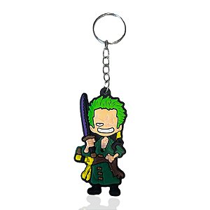Chaveiro Emborrachado One Piece Zoro