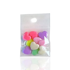 Kit 10 Pingentes Passante Coração