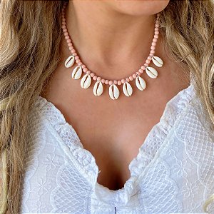Choker Búzios Nude Bijuteria
