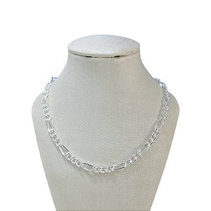 Choker Folheada Prata 925 Elos 3x1
