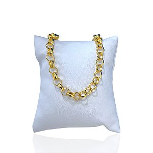 Pulseira Folheada Ouro 18k e Prata 925 Elos Português