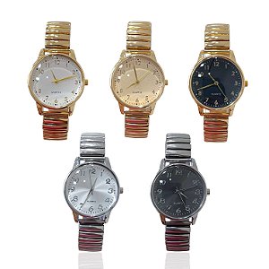 Relógio Aço Feminino Redondo