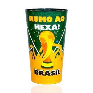 Copo Rumo ao Hexa Brasil 500ml